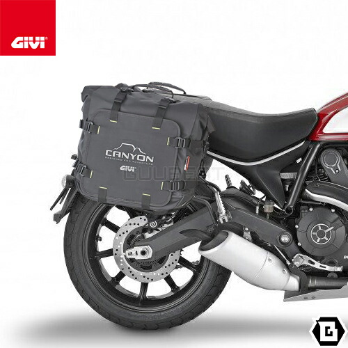 【1/31当店在庫品】GIVIGRT720Gravel-TCANYONサイドバッグ50L(片側25L)容量左右ペア/ジビ