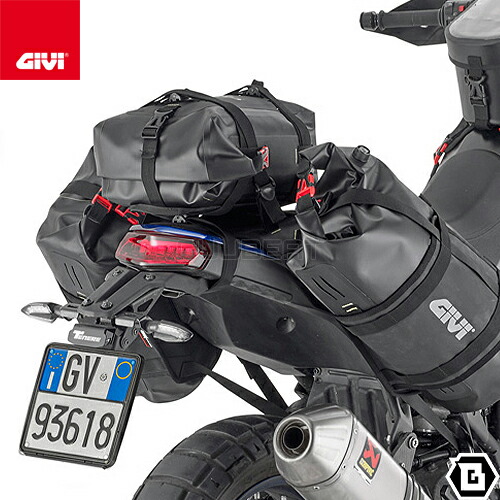 GIVI GRT722 Gravel-T サイドパイプ 8L容量 クラッシュバーバッグ