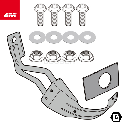 GIVI RM2159KIT スプラッシュガードマウントキット／YAMAHA TRACER GT