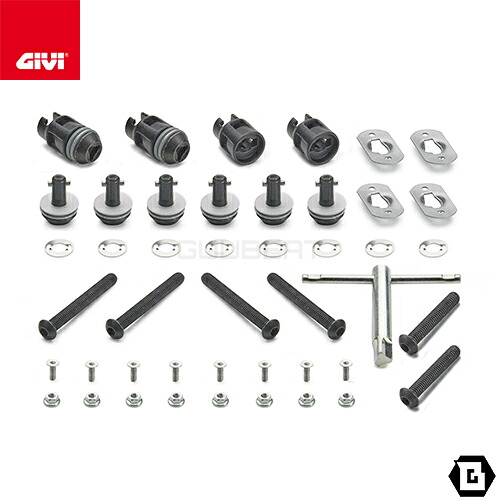GIVI 13RKIT サイドケースホルダー用 ラピッドリリースキット RAPID RELEASE システム対応 BENELLI TRK 702 TRK 702 X BMW R 1300 GS 対応 バイク用｜GUUBEAT-MOTO GIVIパーツ専門店
