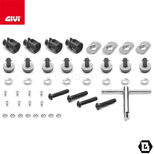 GIVI 14RKIT サイドケースホルダー用 ラピッドリリースキット RAPID RELEASE システム対応 MOTO GUZZI V85 TT 対応 専用設計 バイク用