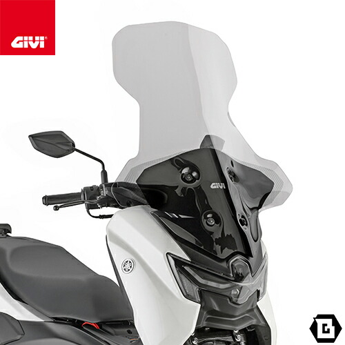 GIVI 2170DT スクリーン クリア 大型ウインドシールド 別売取付キット必要 YAMAHA NMAX 125 対応 専用設計 バイク用