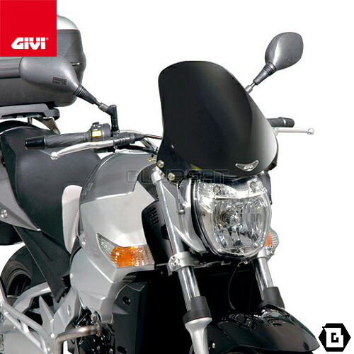 GIVI 245N ブラックスクリーン YAMAHA MT-03 660cc KAWASAKI ER-6N SUZUKI GSR 600 KTM 690 デューク 対応 バイク用|GUUBEAT-MOTO GIVIパーツ専門店