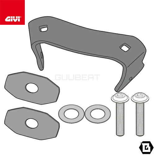 GIVI 5145KIT PLO5145MK PLO5145CAM PLOS5145CAM用 取付キット サイドケースホルダー取付用 BMW F 900 GS 対応 専用設計 バイク用