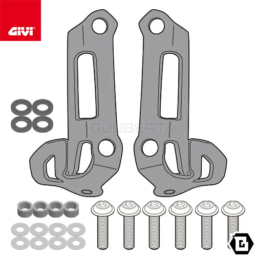 GIVI A1206A スクリーン3122S専用 取付キット フィッティングキット HONDA CB500 ホーネット 対応 専用設計 バイク用