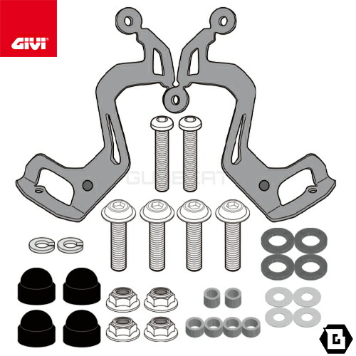 GIVI A3126A スクリーン3122S専用 取付キット フィッティングキット SUZUKI GSX-8S 対応 専用設計 バイク用