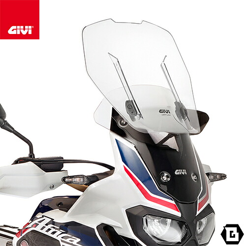 GIVI AF1144B クリアスクリーン Airflow（エアフロー）スライド可変式ウインドシールド HONDA CRF1000L アフリカツイン CRF1000L アフリカツインADVSPORTS 対応 バイク用｜GUUBEAT-MOTO GIVIパーツ専門店