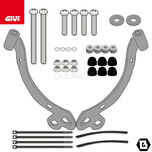 GIVI AL8204A スクリーン100AL・100ALB・140A・140S専用 取付キット MOTO GUZZI V7 3 ストーン ナイトパック 対応 専用設計 バイク用 7,796円