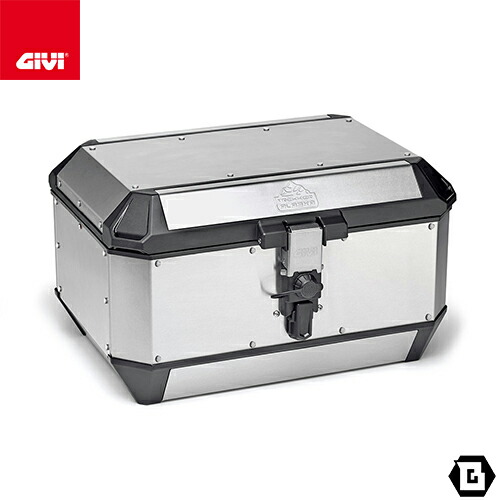 GIVI ALA56A TREKKER ALASKA 56L モノキー対応 アルミトップケース 大容量 2ヘルメット収納可 汎用タイプ バイク用