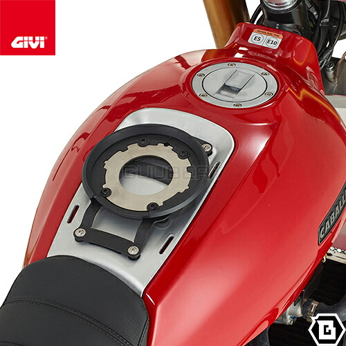GIVI BF43 タンクロック アタッチメント TANKLOCKタンクバッグ用フランジ FANTIC キャバレロ スクランブラー 500 キャバレロ スクランブラー 250 キャバレロ スクランブラー 125 対応 専用設計 バイク用