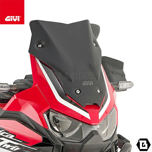 GIVI D1179BO スポーツスクリーン マットブラック 31×31cm HONDA CRF1100L アフリカツイン 対応 専用設計 バイク用