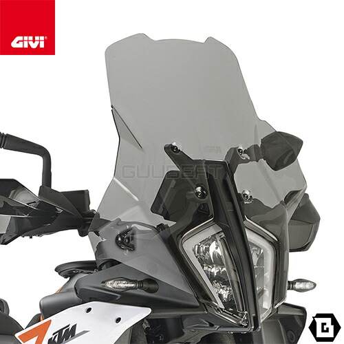 楽天市場】GIVI A660 ユニバーサルスクリーン スモーク 42.5×42cm 汎用