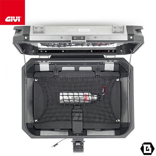 GIVI E161 インナーキャリングネット OBK58 TREKKER OUTBACK専用 蓋裏固定タイプ 汎用タイプ バイク用