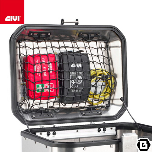 GIVI E166 インナーキャリングネット DLM30 DLM46 TREKKER DOLOMITI専用 蓋裏固定タイプ 汎用タイプ バイク用
