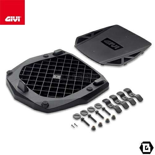 GIVI E251 MONOKEY専用 汎用ベースプレート リアキャリア リアラック トップケース用 KAWASAKI ヴェルシスX 300 ヴェルシスX 250 BENELLI TRK 502 TRK 502 X 対応 専用設計 バイク用