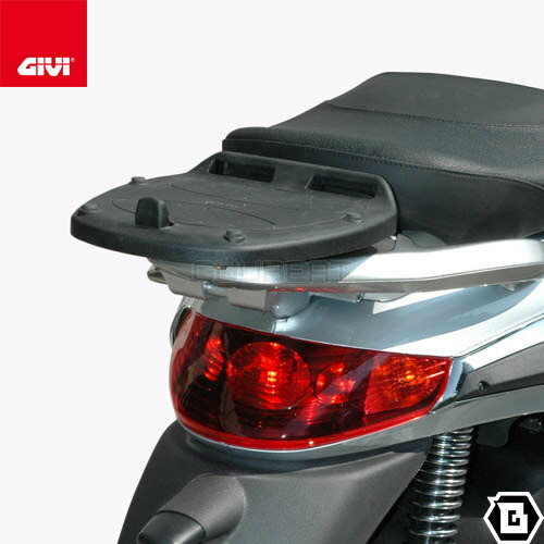 GIVI E344 リアキャリア リアラック トップケース用 MONOLOCKベース別売 トップケース付属ベース使用 PIAGGIO ビバリー 500 対応 専用設計 バイク用