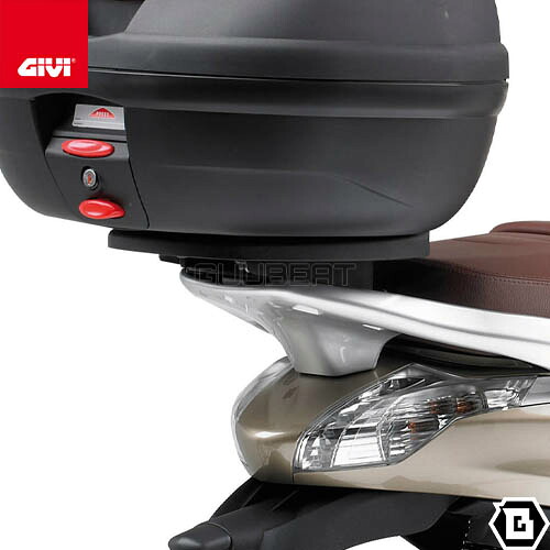 GIVI E349 リアキャリア リアラック トップケース用 MONOLOCKベース別売 トップケース付属ベース使用 PIAGGIO ビバリー 300 IE ビバリー 350 ビバリー 125 IE 対応 専用設計 バイク用