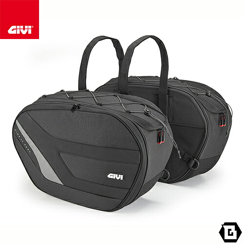 GIVI EASY10 ソフトサイドバッグ Easy-T 左右セット 27～35L 拡張式 REMOVE-X対応 防水インナー付 ツーリングバッグ バイク用｜GUUBEAT-MOTO GIVIパーツ専門店