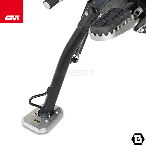 GIVI ES5134 サイドスタンド エクステンション アルミ ステンレス シルバー BMW F 900 GS ADVENTURE F 850 GS ADVENTURE 対応 バイク用｜GUUBEAT-MOTO GIVIパーツ専門店
