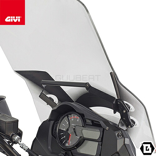 GIVI FB3114 スクリーンマウントバー ブラケット スマホホルダー・ナビ取付対応 SUZUKI Vストローム 1000 対応 専用設計 バイク用