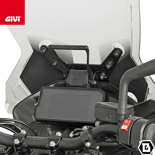 GIVI FB7710 スクリーンマウントバー ブラケット スマホホルダー・ナビ取付対応 KTM 890 アドベンチャー 790 アドベンチャー 790 アドベンチャー R 対応 専用設計 バイク用