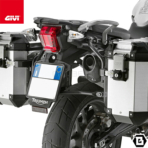 GIVI PL6401CAM サイドケースホルダー TREKKER OUTBACK MONOKEY CAM-SIDE用 TRIUMPH タイガー 800 タイガー 800 XC タイガー 800 XR 対応 専用設計 バイク用