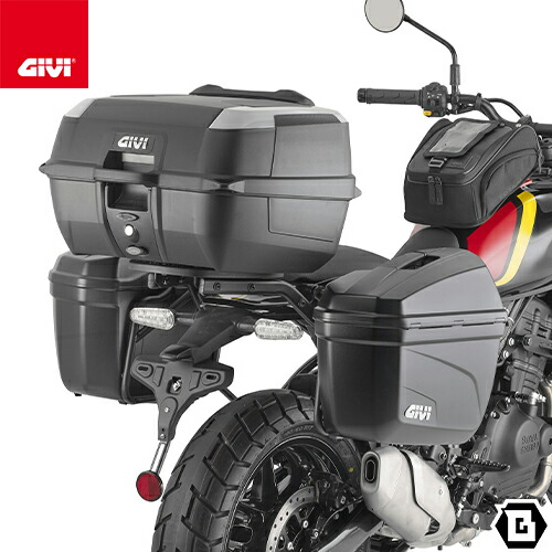 GIVI PL9061 サイドケースホルダー MONOKEY用 E22 DLM30 WL900対応 ROYAL ENFIELD ゲリラ 450 対応 専用設計 バイク用