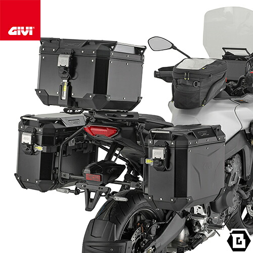 GIVI PLO2171CAM サイドケースホルダー TREKKER OUTBACK用 MONOKEY CAM-SIDE YAMAHA トレーサー 9 トレーサー 9 GT トレーサー 9 GT プラス 対応 専用設計 バイク用