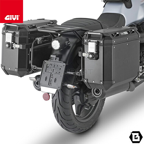 GIVI PLO8206CAM サイドケースホルダー TREKKER OUTBACK用 MONOKEY CAM-SIDE MOTO GUZZI V7 ストーン V7 スペシャル 対応 専用設計 バイク用
