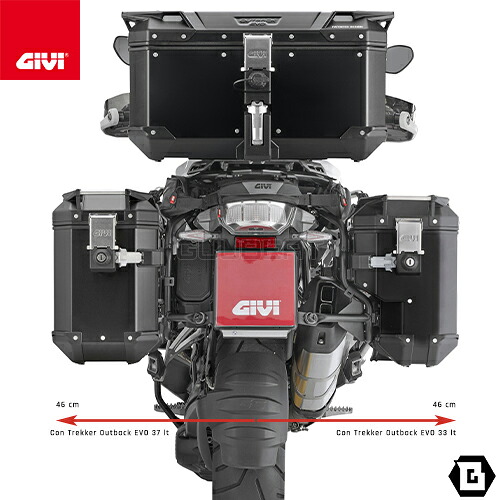 GIVI PLOS5108CAM サイドケースホルダー TREKKER OUTBACK EVO用 PL ONE-FIT CAM-SIDE 右側専用設計 18mm径 BMW R 1250 GS R 1250 GS ADVENTURE R 1200 GS R 1200 GS ADVENTURE 対応 専用設計 バイク用 44,388円
