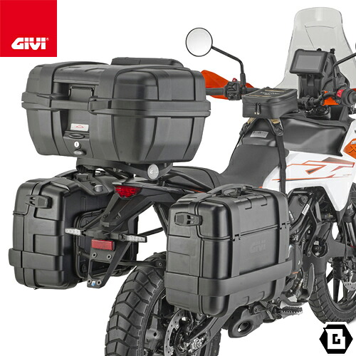 GIVI PLO7718MK サイドケースホルダー MONOKEY(モノキー)用 PL ONE-FIT KTM 390 アドベンチャー R 390 アドベンチャー X 対応 バイク用|GUUBEAT-MOTO GIVIパーツ専門店