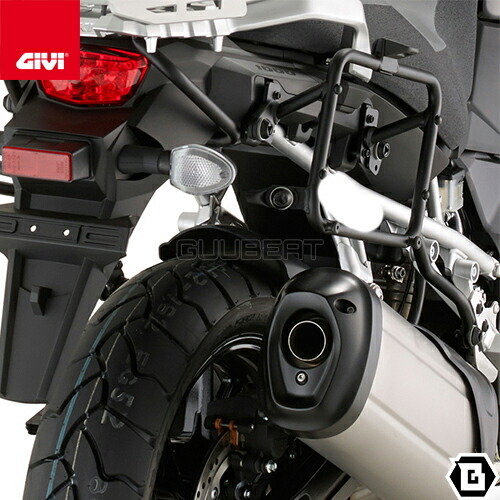 GIVI PLR3105 サイドケースホルダー MONOKEY モノキー用 ラピッドリリース RAPID RELEASE 対応 SUZUKI Vストローム 1000 対応 専用設計 バイク用