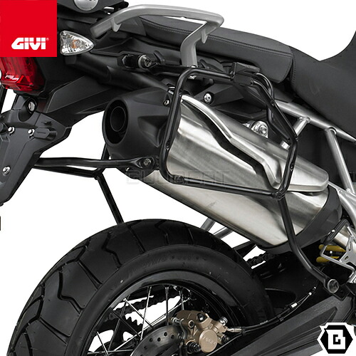 GIVI PLR6409 サイドケースホルダー MONOKEY モノキー用 ラピッドリリース RAPID RELEASE 対応 TRIUMPH タイガー 800 タイガー 800 XC タイガー 800 XR 対応 専用設計 バイク用