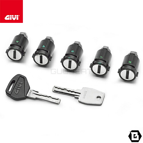 GIVI SLR105 スマートセキュリティーロック 5シリンダー 2キー Trekker Outback Evo Smart専用 バイク用｜GUUBEAT-MOTO GIVIパーツ専門店