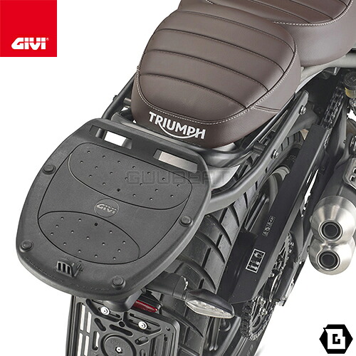 GIVI SR6424 キャリア スペシャルリアラック トップケース用 MONOLOCKベース別売 TRIUMPH スクランブラー 400 X スピード 400 対応 専用設計 バイク用