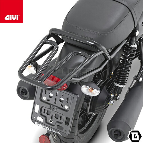 GIVI SR8201 キャリア スペシャルリアラック トップケース用（MONOKEY MONOLOCKベース別売） MOTO GUZZI V7 3 ストーン V7 3 ストーン ナイトパック V7 3 スペシャル 対応 バイク用｜GUUBEAT-MOTO GIVIパーツ専門店