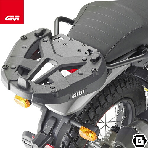 GIVI SR9055 キャリア スペシャルリアラック トップケース用 MONOKEY MONOLOCKベース別売 ROYAL ENFIELD スクラム 411 対応 専用設計 バイク用