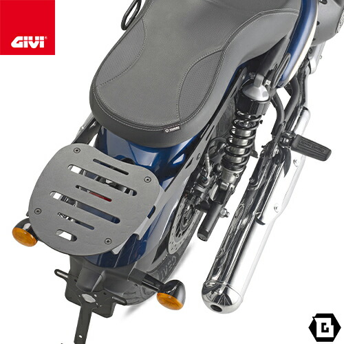 GIVI SR9060 キャリア スペシャルリアラック トップケース用 MONOKEY MONOLOCKベース別売 ROYAL ENFIELD スーパーメテオ 650 対応 専用設計 バイク用