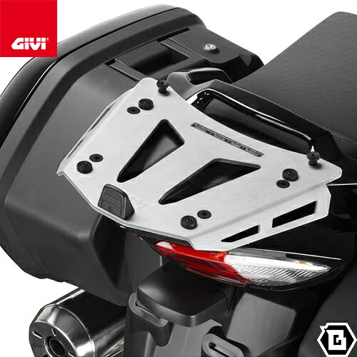 GIVI SRA2109 シルバー アルミベース一体型キャリア モノキー MONOKEY トップケース用 YAMAHA FJR 1300 対応 専用設計 バイク用