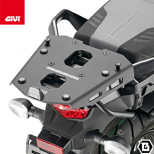 GIVI SRA3117 ブラック アルミベース一体型キャリア モノキー MONOKEY トップケース用 SUZUKI Vストローム 1050 Vストローム 1050 DE Vストローム 1050 SE Vストローム 1050 XT 対応 専用設計 バイク用
