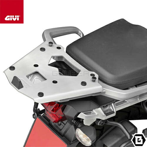 GIVI SRA6403 シルバー アルミベース一体型キャリア モノキー MONOKEY トップケース用 TRIUMPH タイガー 1200 タイガー 1200 EXPLORER 対応 専用設計 バイク用