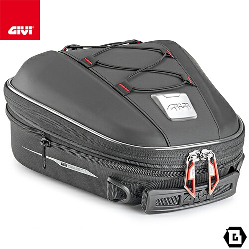GIVI ST610+ タンクバッグ TANKLOCK対応 6~10L可変 コンパクトモデル Seatlock対応 防水レインカバー付 バイク用|GUUBEAT-MOTO GIVIパーツ専門店