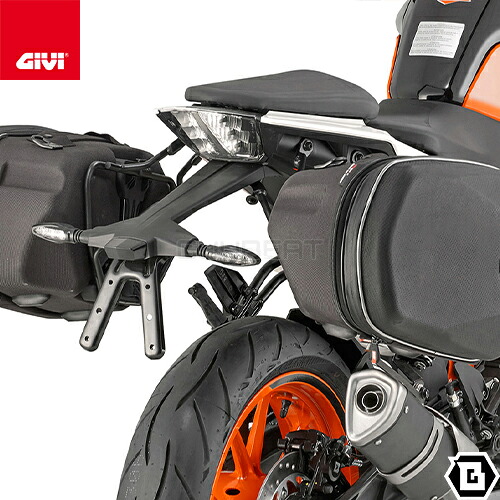 GIVI TE7707 サイドバッグホルダー EASYLOCK イージーロック ST609専用 KTM 390 デューク 125 デューク 対応 専用設計 バイク用