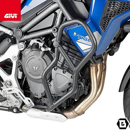 GIVI TN6422 エンジンガード クラッシュバー ブラック スチール製 TRIUMPH タイガー 1200 GT タイガー 1200 GT PRO 対応 バイク用｜GUUBEAT-MOTO GIVIパーツ専門店 50,988円