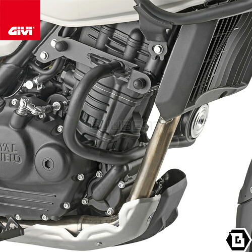 GIVI TN9059 エンジンガード クラッシュバー ブラック スチール製 ROYAL ENFIELD ゲリラ 450 ヒマラヤ 対応 バイク用｜GUUBEAT-MOTO GIVIパーツ専門店