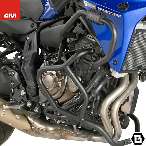 GIVI TNH2130 スチール製エンジンガード 上部ラジエター保護用 25mmパイプ仕様 ブラック YAMAHA トレーサー 700 トレーサー 700 GT 対応 専用設計 バイク用