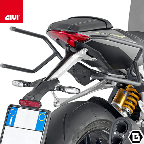 GIVI TR6420 サイドバッグサポート クイックリリース機能付き REMOVE-X リムーブエックス TRIUMPH スピードトリプル 1200 RS 対応 専用設計 バイク用