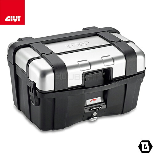 GIVI TRK46N TREKKER トップ・サイドケース兼用 アルミカバータイプ MONOKEYタイプ 46L容量 汎用タイプ バイク用