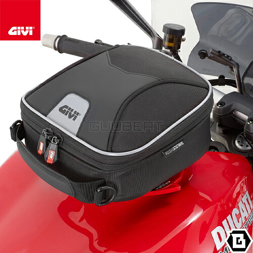 GIVI XS319Y タンクバッグ MINI TANKLOCK対応 3L コンパクトモデル 防水レインカバー付 汎用タイプ バイク用