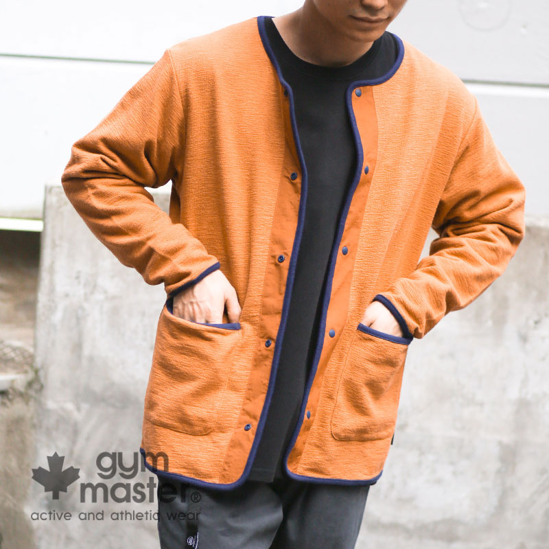 Gym Master 体育館キャップ 形式ブロックインレーカーディガンメンズ レディース カーディガン 羽織り アウトドア 小粋 スウィート 長袖 カーデ 略式 ユニセックス 白さ 縄付き 薄墨 茶 柑子 秋季 G Cannes Encheres Com